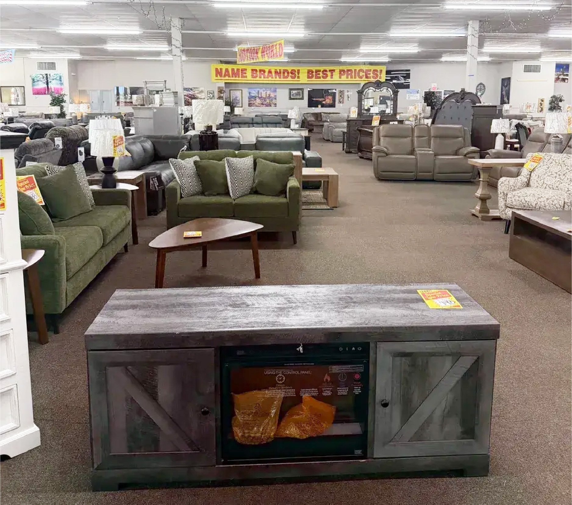 Direct Furniture Outlet showroom in Milledgeville, GA